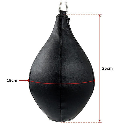 Boxing Speed Bag PU Leather MMA Punching Focus Bag Muay Thai Training Speed Sports & Fitness Kings Warehouse