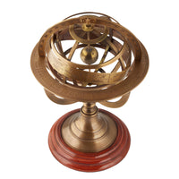 Brass Armillary Sphere 280mm - Medium Home & Garden Kings Warehouse