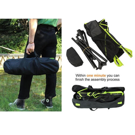 Camping Chair Foldable Swing Luxury Recliner Relaxation Swinging Comfort Lean Back Outdoor Folding Chair Outdoor Freestyle Portable Folding Rocking Chair Grey Furniture Kings Warehouse