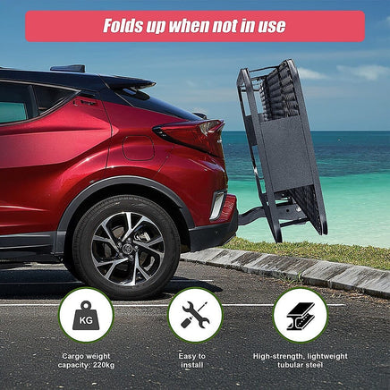 Car Luggage Basket Trailer Hitch Cargo Carrier Outdoor Recreation Kings Warehouse