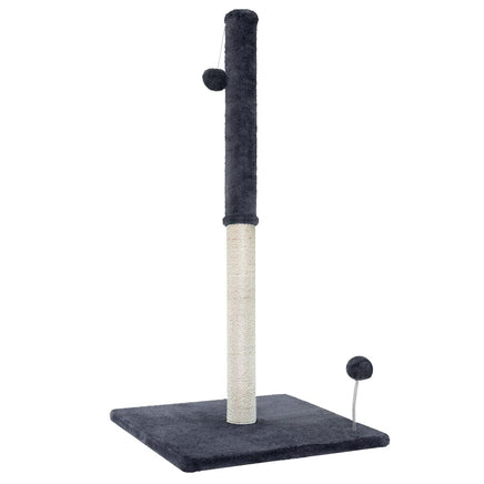 Cat Tree 105cm Scratching Post Scratcher Tower Condo House Hanging toys Grey Pet Care Kings Warehouse
