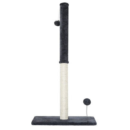 Cat Tree 105cm Scratching Post Scratcher Tower Condo House Hanging toys Grey Pet Care Kings Warehouse