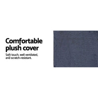 Cat Tree 134cm Tower Scratching Post Scratcher Wood Condo House Bed Grey Pet Care Kings Warehouse