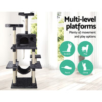 Cat Tree 184cm Tower Scratching Post Scratcher Wood Trees Condo Bed House Pet Care Kings Warehouse