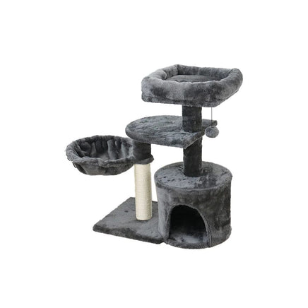 CATIO Chipboard Flannel Cat Scratching Tower - Cubby Kings Warehouse