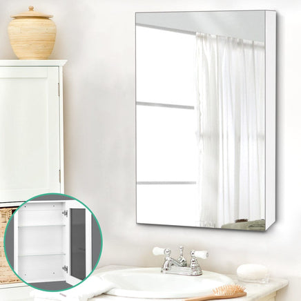 Cefito Bathroom Mirror Cabinet 450x720mm White Furniture Kings Warehouse