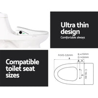 Cefito Non Electric Bidet Toilet Seat Cover Bathroom Spray Water Wash D Shape Kings Warehouse