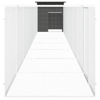 Chicken Cage Anthracite 800x91x100 cm Galvanised Steel Kings Warehouse