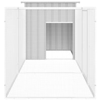 Chicken Cage Grey 300x91x100 cm Galvanised Steel Kings Warehouse