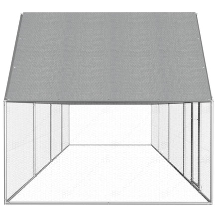 Chicken Coop 8x2x2 m Galvanised Steel Kings Warehouse