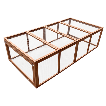 Chicken coop LARGE Run Guinea Pig Cage Villa Extension Rabbit hutch house pen Pet Care Kings Warehouse