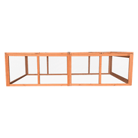 Chicken coop LARGE Run Guinea Pig Cage Villa Extension Rabbit hutch house pen Pet Care Kings Warehouse