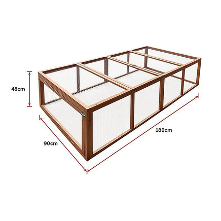 Chicken coop LARGE Run Guinea Pig Cage Villa Extension Rabbit hutch house pen Pet Care Kings Warehouse