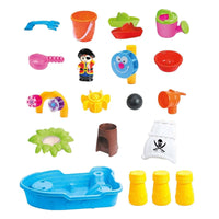 Children's Pirate Theme Ship Sand & Water Table for Creative Play Home & Garden Kings Warehouse