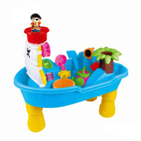 Children's Pirate Theme Ship Sand & Water Table for Creative Play Home & Garden Kings Warehouse