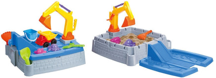 Children's Sand Pit & Box Game With 11 Fun, Playtime Accessories Home & Garden Kings Warehouse