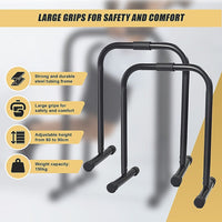 Chin Dip Parallel Bar Push Up Dipping Equipment Home & Garden Kings Warehouse