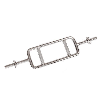 Chrome Tricep Bar Barbell Heavy Duty with Spinlock Collars Sports & Fitness Kings Warehouse