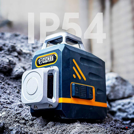 CIGMAN CM720 Laser Level Self Leveling 2 x 360° Green Cross Line Rechargeable Tools Kings Warehouse