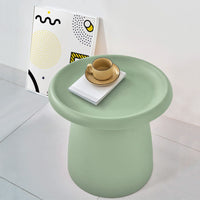 Coffee Table Round 52CM Plastic Green Furniture Kings Warehouse