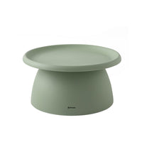 Coffee Table Round 71CM Plastic Green Furniture Kings Warehouse