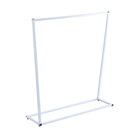 Commercial Clothing Garment Rack Retail Shop White Home & Garden Kings Warehouse