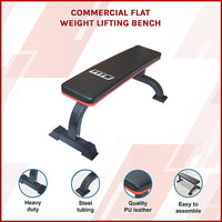 Commercial Flat Weight Lifting Bench Sports & Fitness Kings Warehouse
