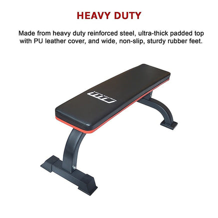 Commercial Flat Weight Lifting Bench Sports & Fitness Kings Warehouse