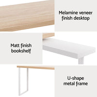 Computer Desk Bookshelf 140CM Furniture Kings Warehouse