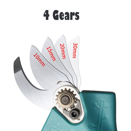 Cordless Electric Pruning Shears Secateur Rechargeable Branch Cutter W/ 2 Battery Pet Care Kings Warehouse