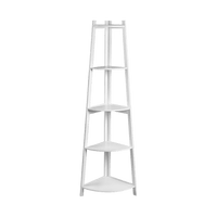 Corner Ladder Shelf Bookcase Display Storage Unit Furniture Kings Warehouse