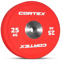 CORTEX 25kg Competition Bumper Plates (Pair) Sports & Fitness Kings Warehouse