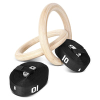 CORTEX Gym Ring Pair FIG Spec with Markings 28mm Sports & Fitness Kings Warehouse