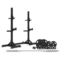 CORTEX SR-10 Squat Rack Package + 100kg Olympic Tri-Grip Weight Plates Package Sports & Fitness Kings Warehouse