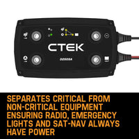 CTEK 20A OFF GRID Battery Charging System w/ D250SA & Digital Display Monitor Kings Warehouse