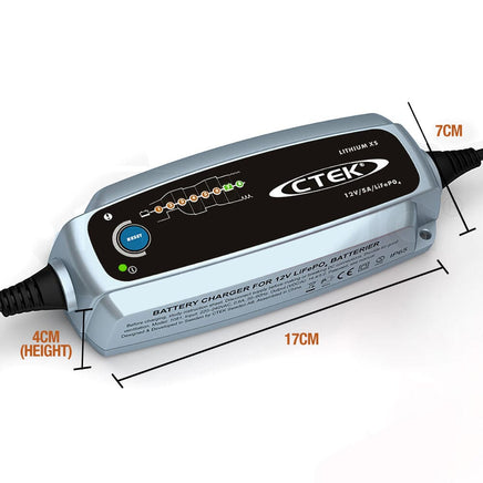 CTEK Lithium XS Smart Battery Charger 12V 5A Trickle Motorcycle Car Boat Bike Sports & Fitness Kings Warehouse