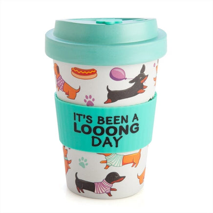 Dachshund Eco To Go Bamboo Cup - It's Been A Long Day Home & Garden Kings Warehouse
