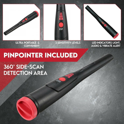 Deep Sensitive Metal Detector Searching Gold Digger Treasure Hunter LCD Screen Electronics Kings Warehouse