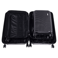 Delegate Suitcases Luggage Set 20" 24" 28"Carry On Trolley TSA Travel Bag Kings Warehouse