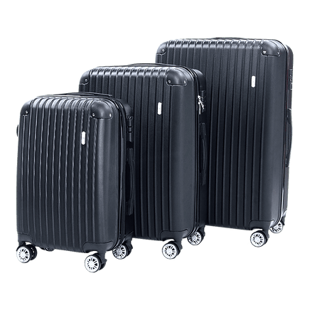 Delegate Suitcases Luggage Set 20" 24" 28"Carry On Trolley TSA Travel Bag Kings Warehouse