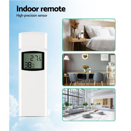 Dev King Weather Station Ultrasonic Anemometer Outdoor WiFi Rain Gauge Solar garden supplies Kings Warehouse