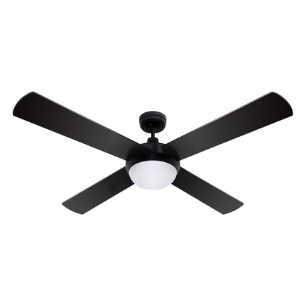 Devanti 52'' Ceiling Fan AC Motor w/Light w/Remote - Black Appliances Kings Warehouse