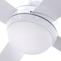 Devanti 52'' Ceiling Fan AC Motor w/Light w/Remote - White Appliances Kings Warehouse