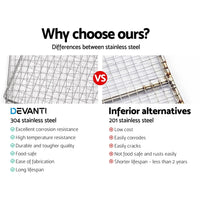 Devanti 6 Trays Food Dehydrator Stainless Steel Tray Appliances Kings Warehouse