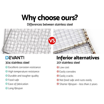 Devanti 6 Trays Food Dehydrator Stainless Steel Tray Appliances Kings Warehouse