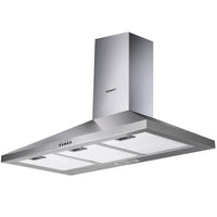 Devanti 900mm Range Hood 90cm Rangehood Stainless Steel Appliances Stocktake Sale Kings Warehouse