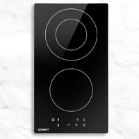 Devanti Electric Ceramic Cooktop 30cm Appliances Kings Warehouse