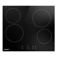 Devanti Electric Ceramic Cooktop 60cm Touch Control Appliances Kings Warehouse