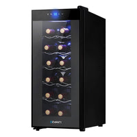 Devanti Wine Fridge Cooler 12 Bottles Appliances Kings Warehouse