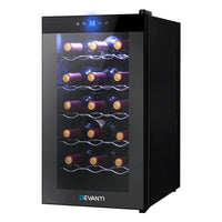 Devanti Wine Fridge Cooler 18 Bottles Appliances Kings Warehouse